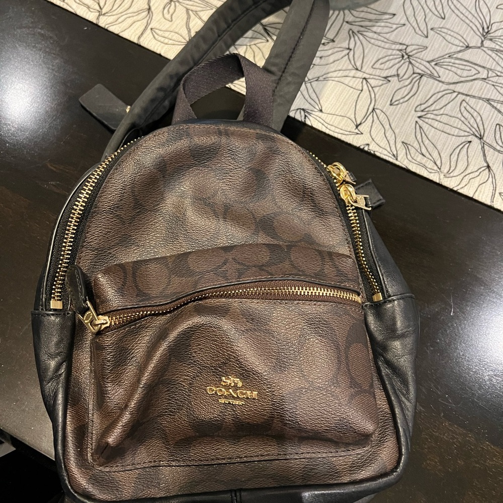 Coach mini backpack